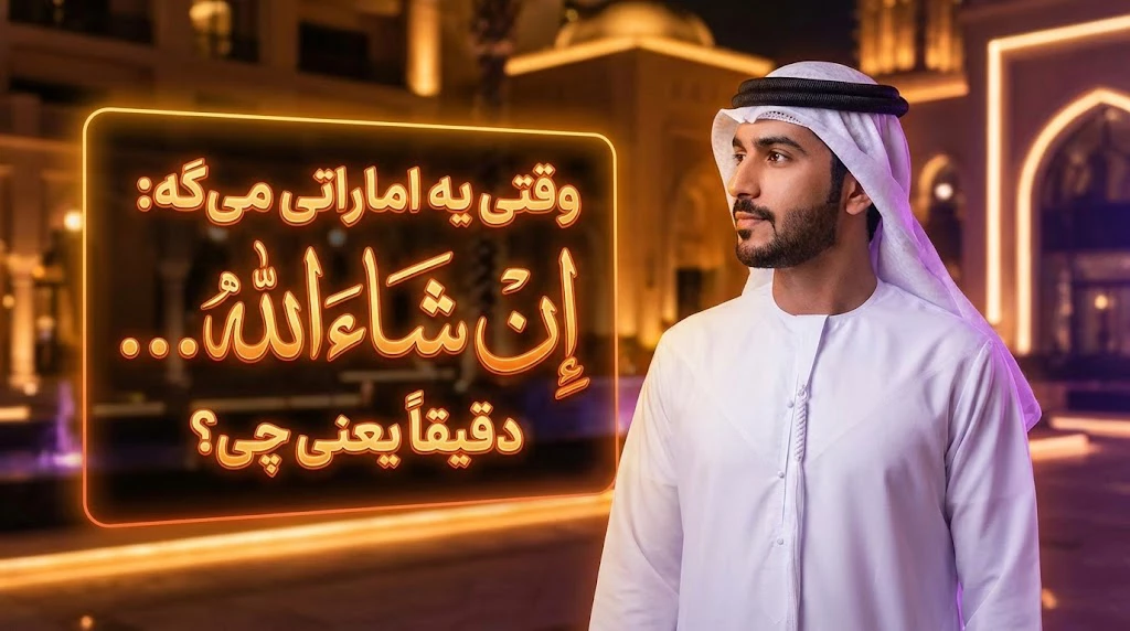 وقتی یه اماراتی می‌گه: إن شاءالله… دقیقاً یعنی چی؟